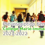 Pré-inscription 6ème – 2024-2025
